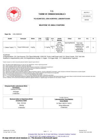 GLUTENSİZ SİİRT FISTIĞI