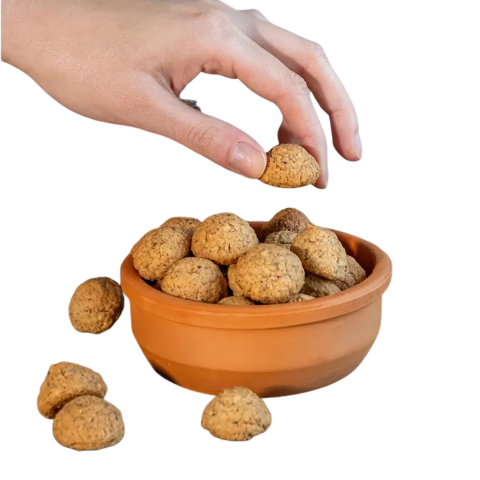 GLUTENSİZ FINDIK EZMELİ KURABİYE