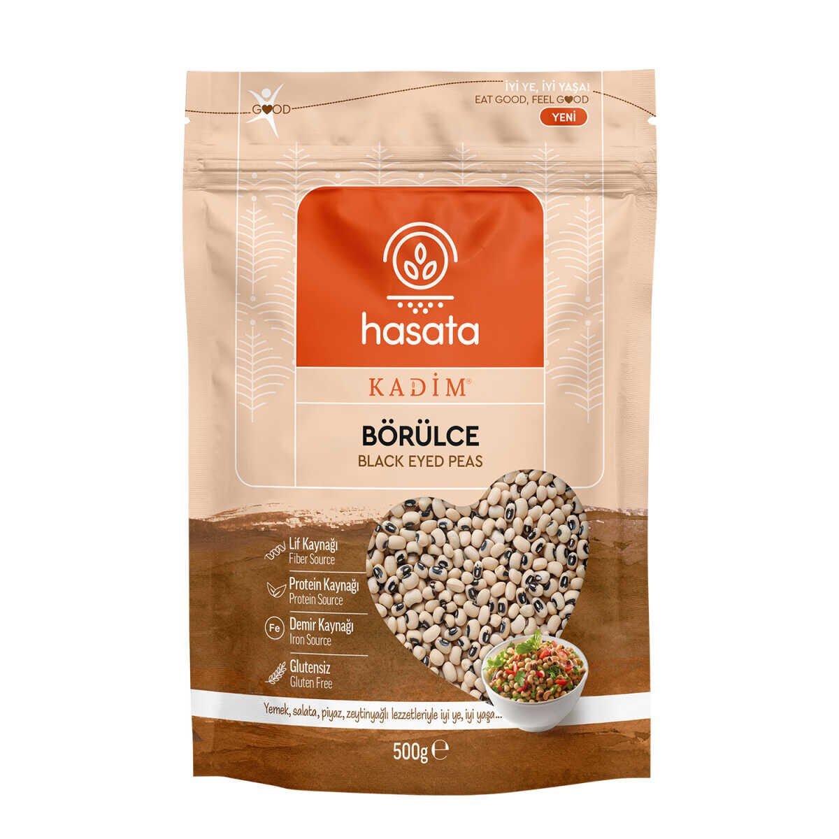 HASATA Glutensiz Kadim Börülce 500GR