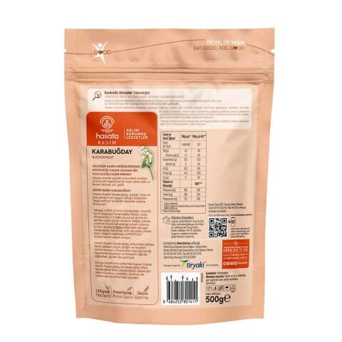 HASATA Glutensiz Kadim Karabuğday 500GR