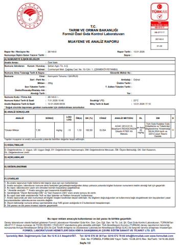 GLUTENSİZ KARNIYARIK TOHUMU (PSYLLIUM SEEDS)
