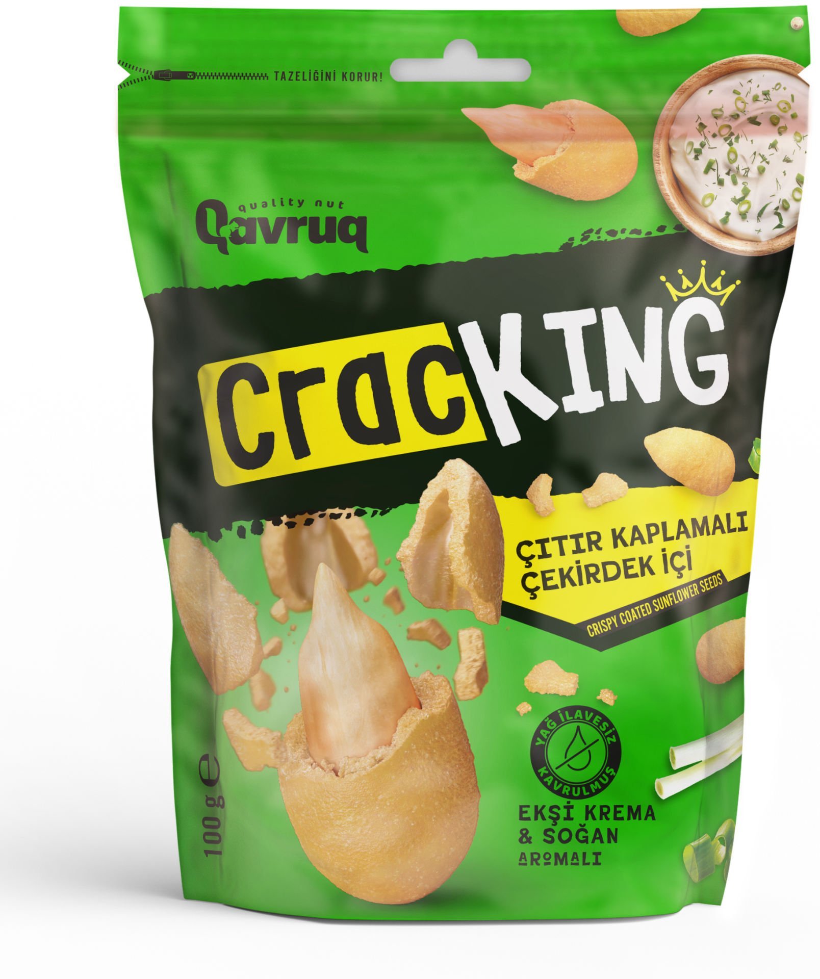 Çıtır Kaplamalı Çekirdek İçi Ekşi Krema & Soğanlı