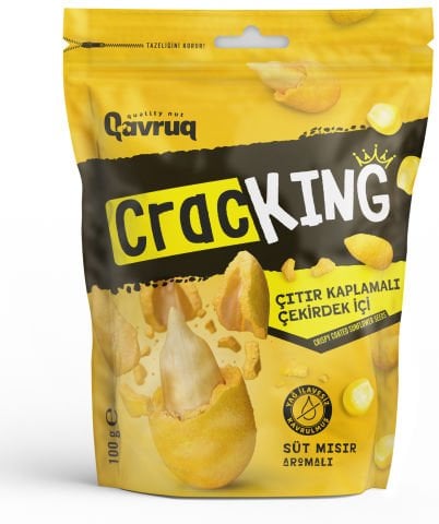 Çıtır Kaplamalı Çekirdek İçi Süt Mısırlı