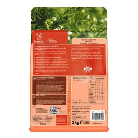 HASATA Kırmızı Mercimek Mardin 2 KG